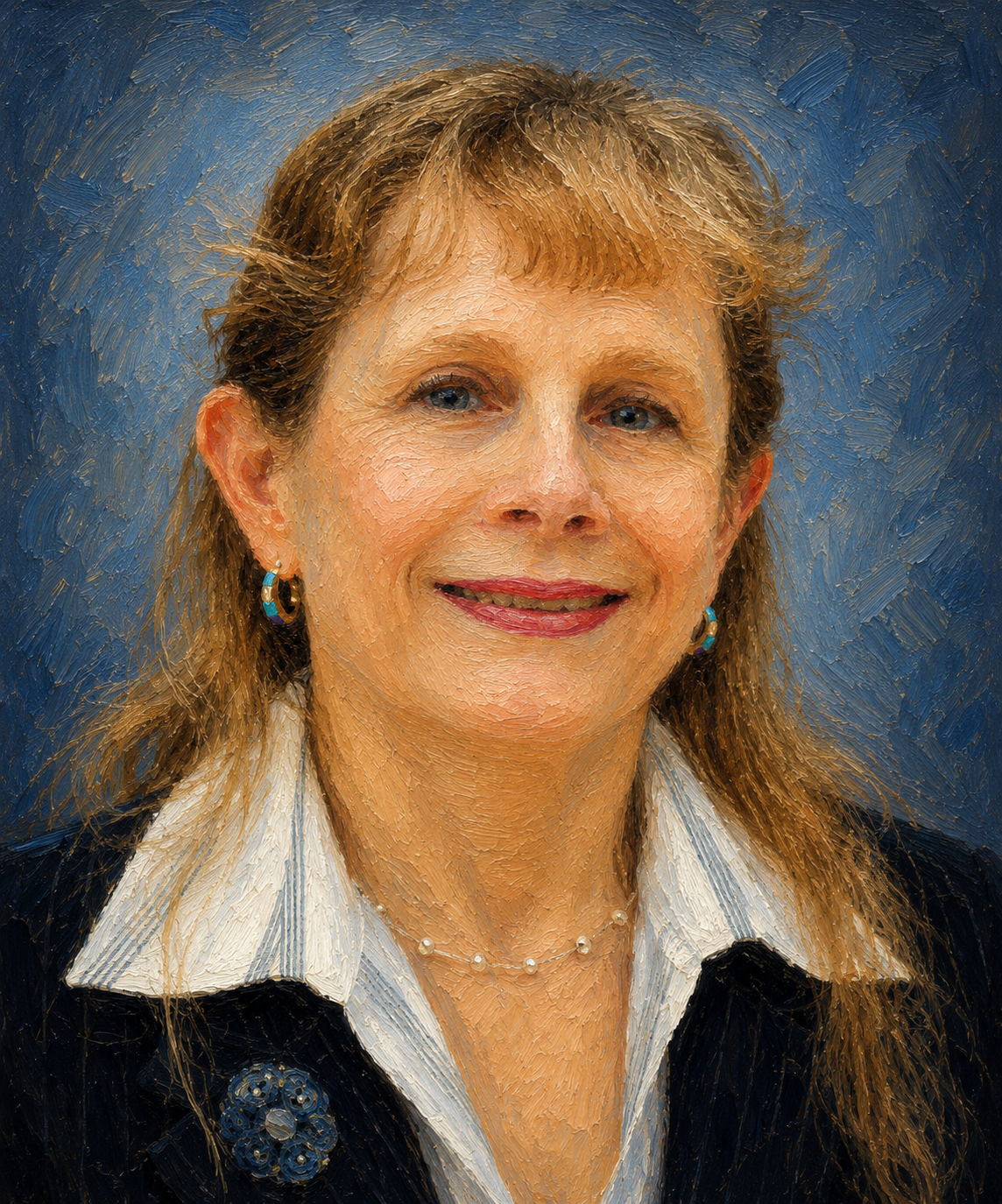 Painted portrait of Deborah A. Widerkehr